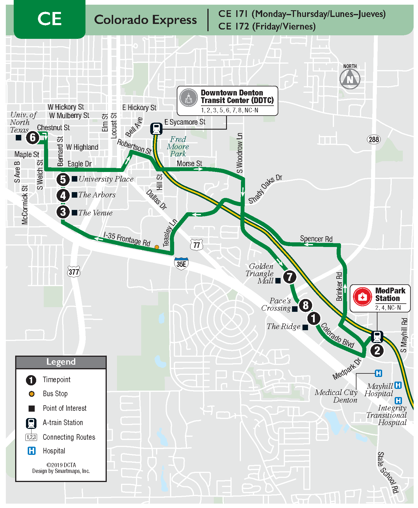 UNT Colorado Express DCTA
